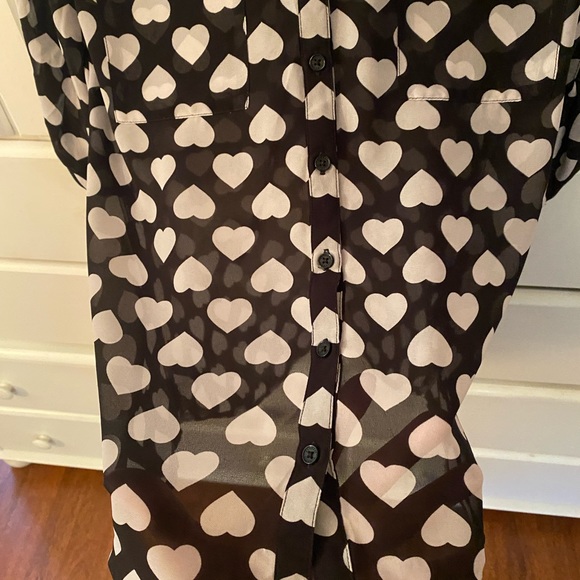 Express Portofino long sleeved blouse Ladies size small - Picture 7 of 10